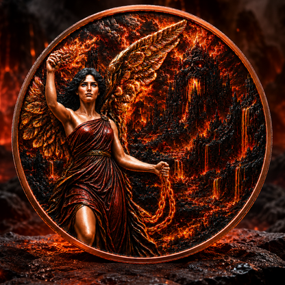 KILO! 2026 Dark Angel - 1Kilo .999 Pure Copper Round (Ultra Limited Mintage)