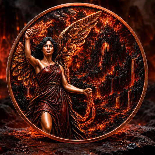 KILO! 2026 Dark Angel - 1Kilo .999 Pure Copper Round (Ultra Limited Mintage)
