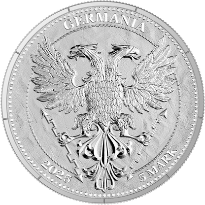 In Stock! 2025 GERMANIA MINT YGGDRASIL .9999 FILE 1OZ SILVER W/ COA 5 MARK