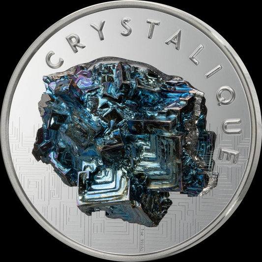 2026 Cameroon Crystalique - Bismuth 1 oz Silver Coin (02/10)