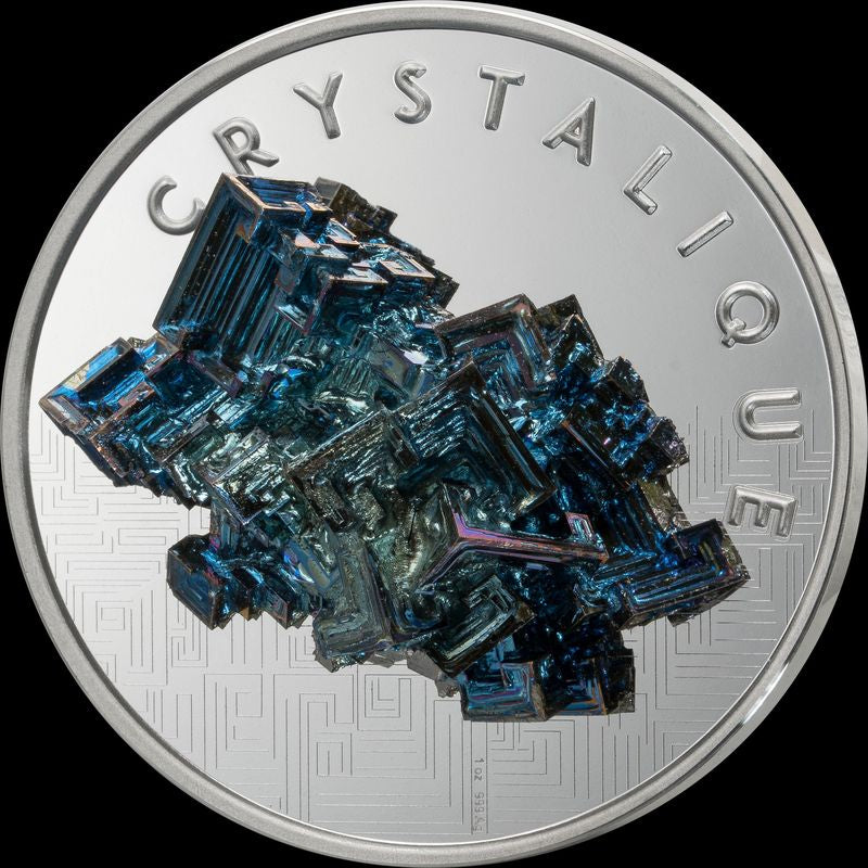 2026 Cameroon Crystalique - Bismuth 1 oz Silver Coin (02/10)