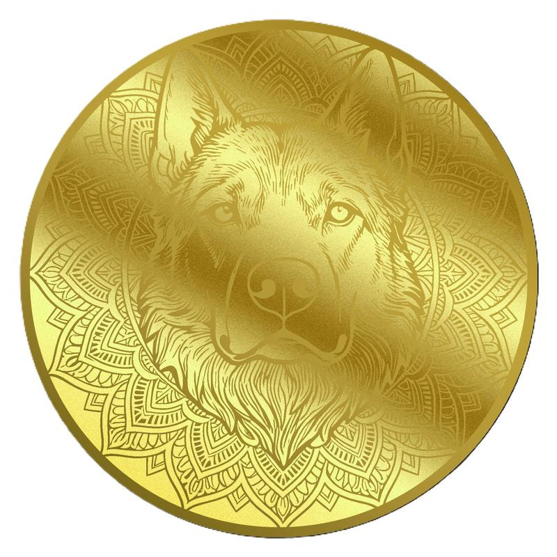 2026 Liberia Mandala The Dog 1/200 oz Gold Coin in Card (02/10)