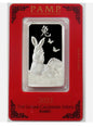 In Stock! 2023 PAMP SUISSE 1oz 999 SILVER LUNAR YEAR OF THE RABBIT BAR SEALED