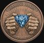 Ad Lunam Et Ultra - To the Moon and Beyond - Diamond Hands 5 oz Copper Art Round (10000 Mintage)