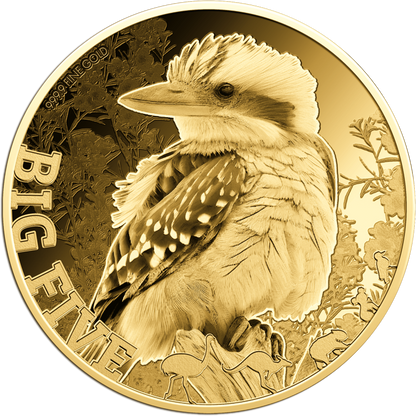 Chad Big 5 Australia Kookaburra 1/200 oz Gold Coin (02/11)
