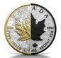 In Stock! SET 2025 Canadian Maple with Diamond Dust Maple Leaf Diamond Dust & Black Platinum