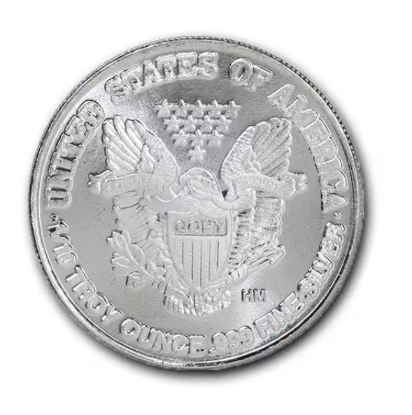 Little Silver Luck Colorized 1/10 oz Silver Round (02/12)