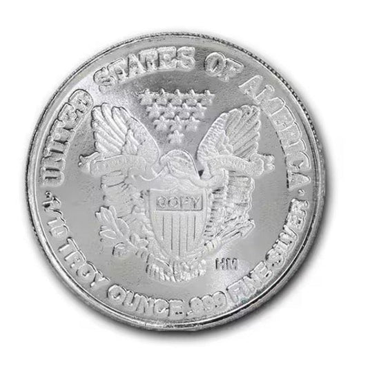 Little Silver Luck Colorized 1/10 oz Silver Round (02/12)