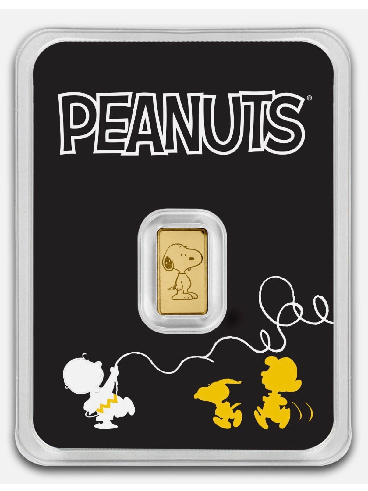 1/2 gram .9999 Fine Gold Bar - 2025 Peanuts® 75th Anniversary