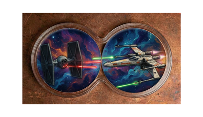 In Stock! 2 x 1 oz Republic vs Resistance .999 Copper Medal in Infinity Capsule