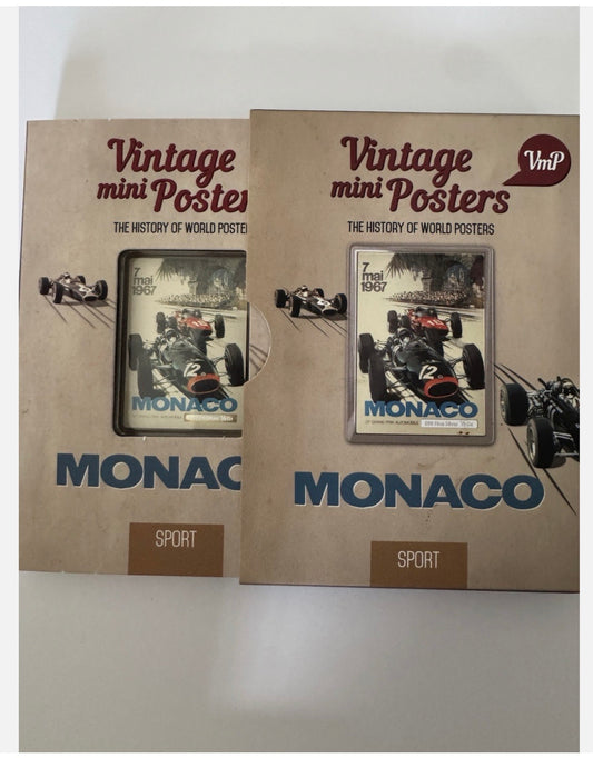 In Stock! 2015 Niue $1 Vintage Mini Posters- MONACO 1/2 oz Silver Coin, only 1000 pcs made