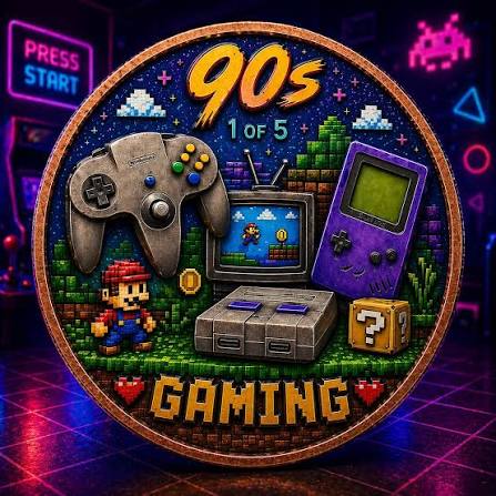 In Stock! New Series! 90’s Nostalgia 5 oz Copper