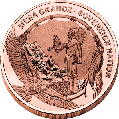 In Stock! 2025 Mesa Grande Iktomi Spiderman 5 oz Copper Coin  (1,500 Mintage)