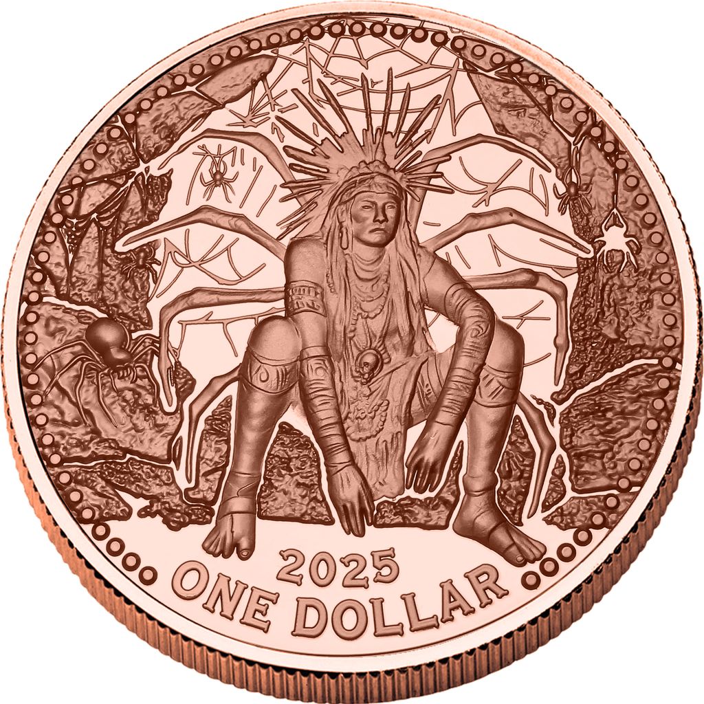 In Stock! 2025 Mesa Grande Iktomi Spiderman 5 oz Copper Coin  (1,500 Mintage)