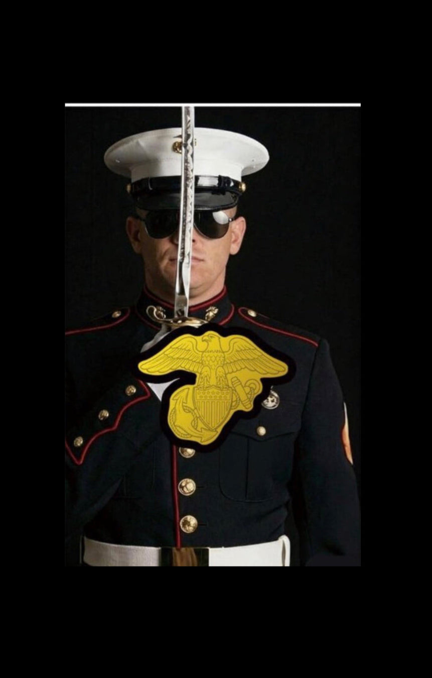 U.S. Marine Corps 1/1000 oz Gold Medal in Card (02/13)