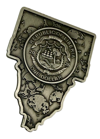 In Stock! 2026 Liberia Dead Beat 30g CN Coin (02/16)