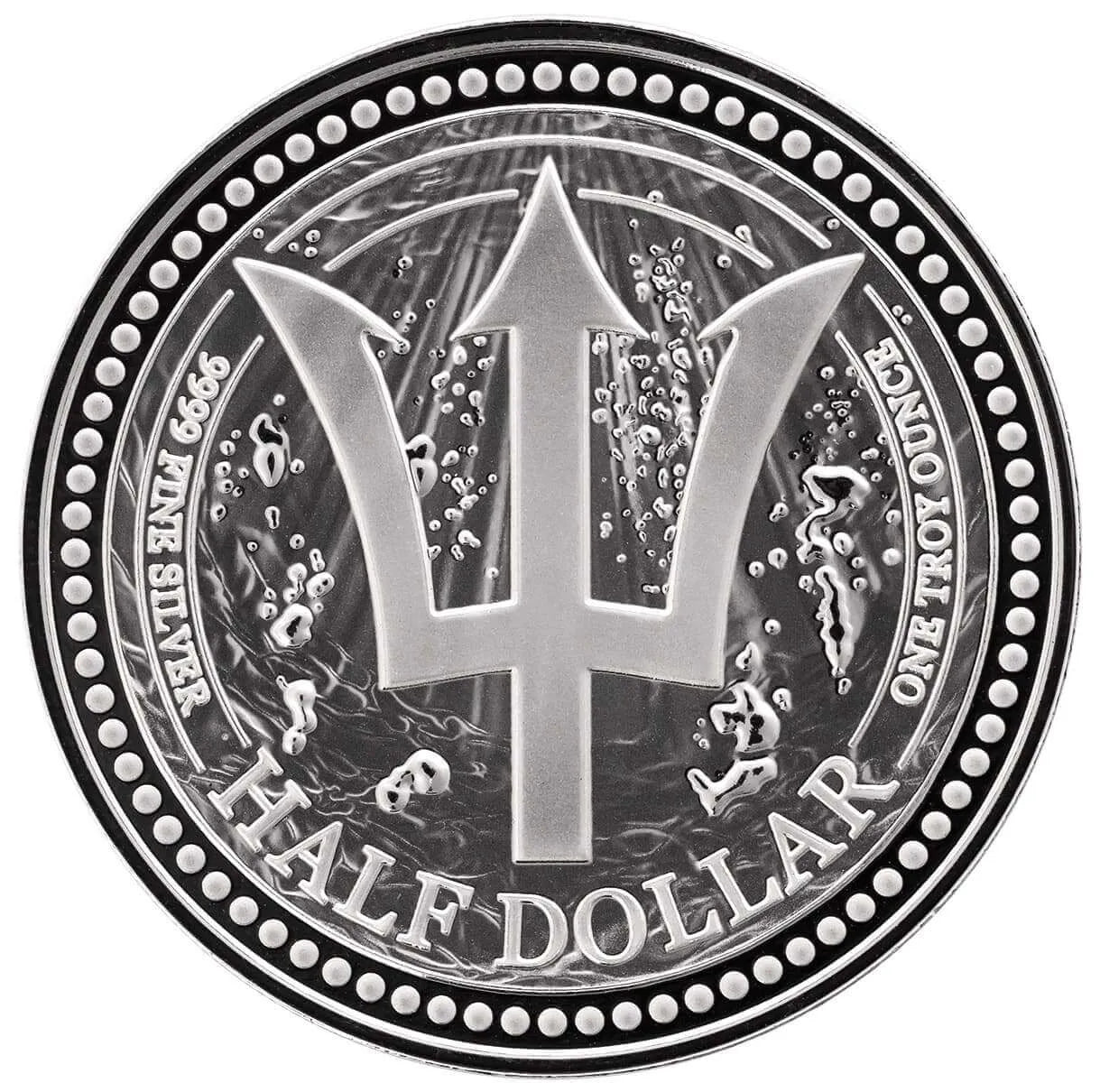 Estimate: Scottsdale 2026 Barbados Trident 1 oz Silver BU (1000000 Mintage)