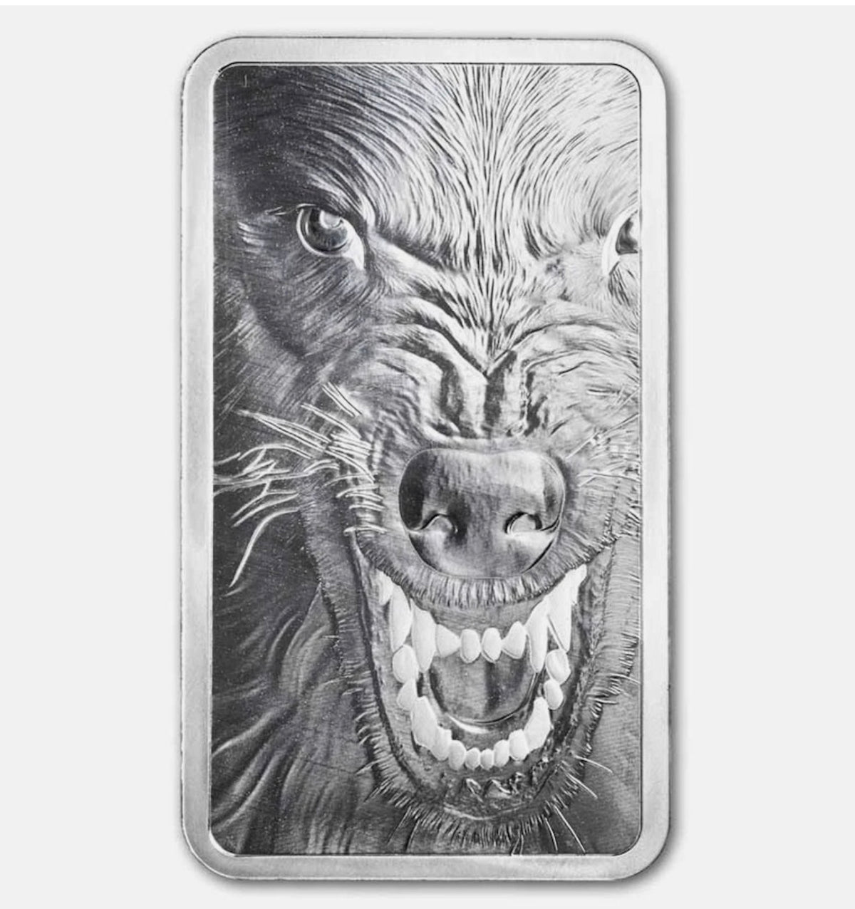 10 oz Silver Bar - PAMP Suisse Into the Wild - Wolf