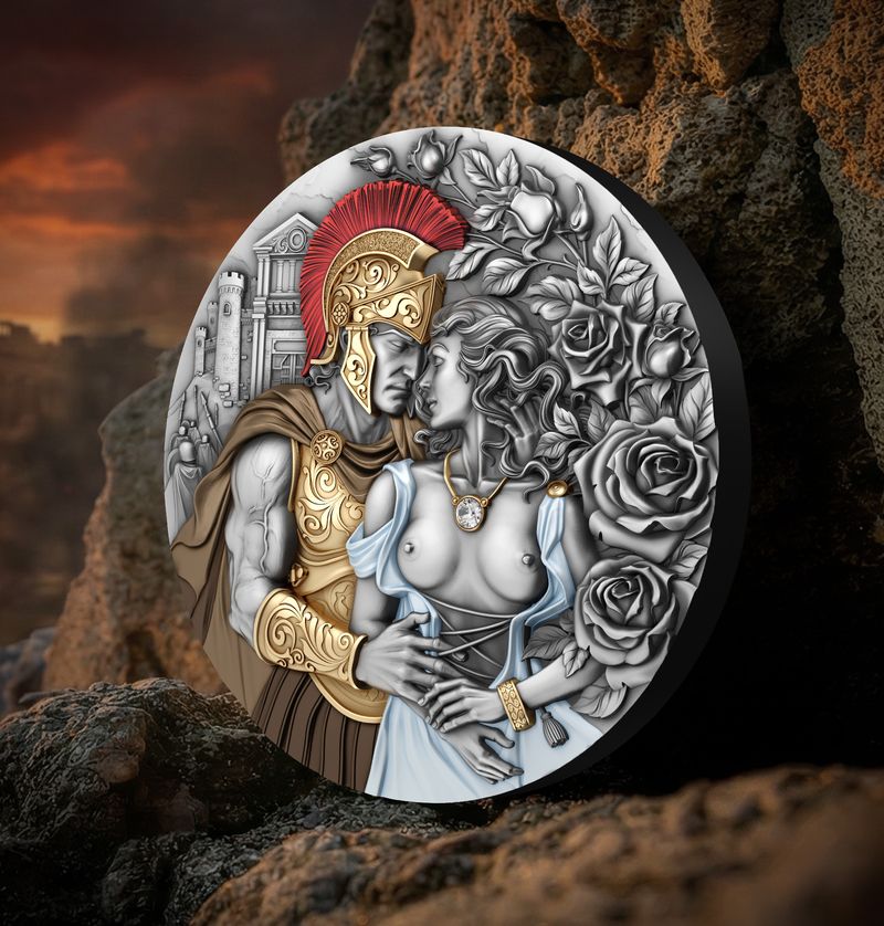 2026 Cameroon Ares & Aphrodite 2 oz Silver Coin (02/24)