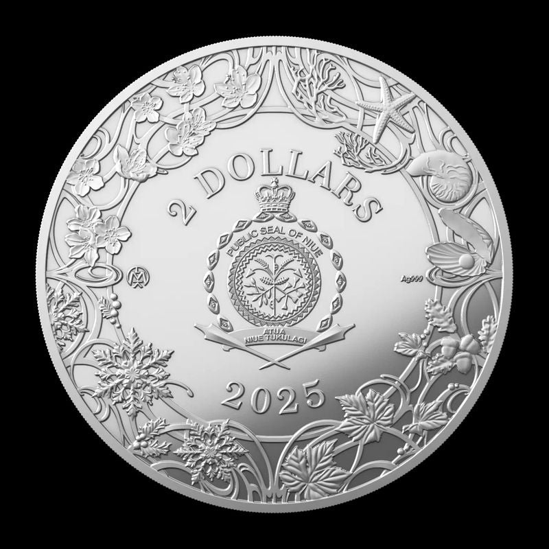 2025 Niue Four Seasons 4 x 1 oz Silver Coin Set (08/07)