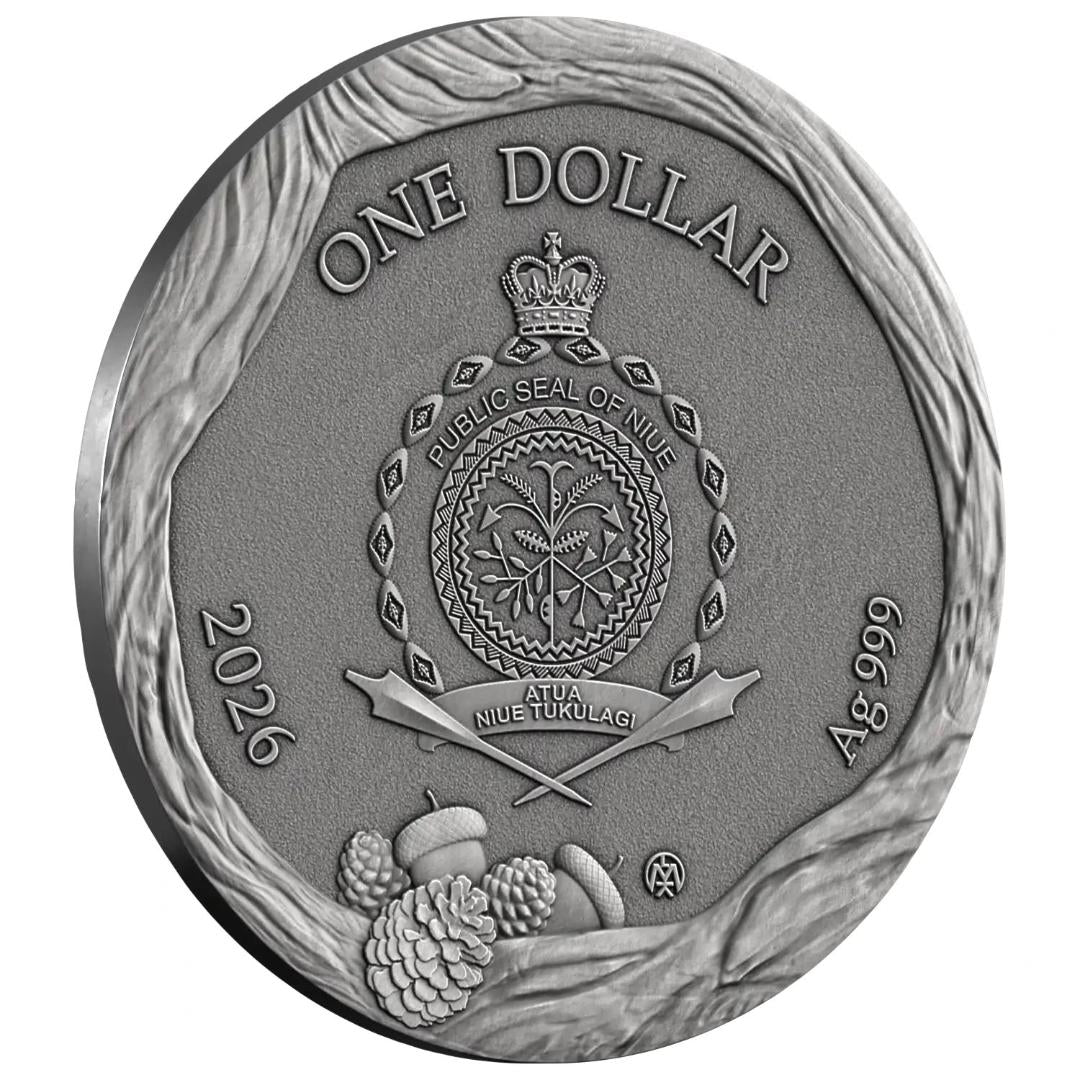 2026 Niue Fairy Tales Series Thumbelina 1 oz Silver Coin (1000 Mintage)