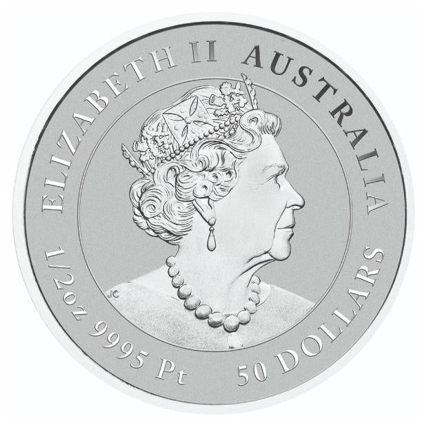 Estimate! PLATINUM- Perth Mint 2022 1/2 oz Australian White-Bellied Sea Eagle Platinum Coin