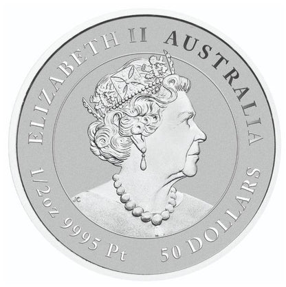 Estimate! PLATINUM- Perth Mint 2022 1/2 oz Australian White-Bellied Sea Eagle Platinum Coin