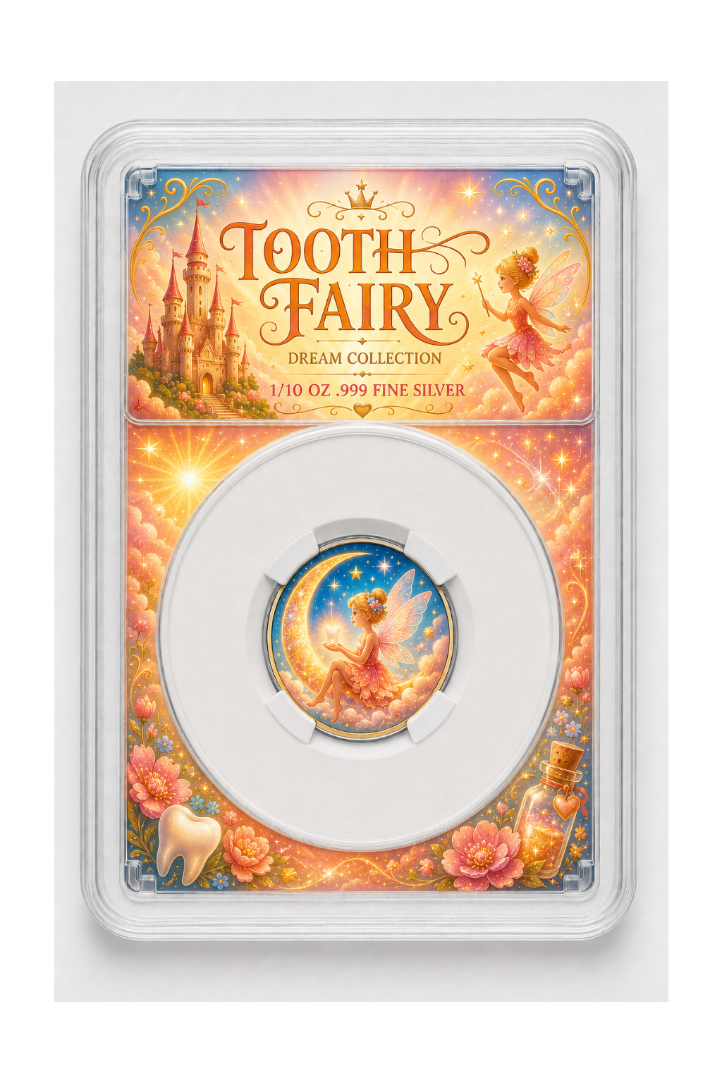 2026 Tooth Fairy Sunshine Edition 1/10th Ounce .999 Silver Coin