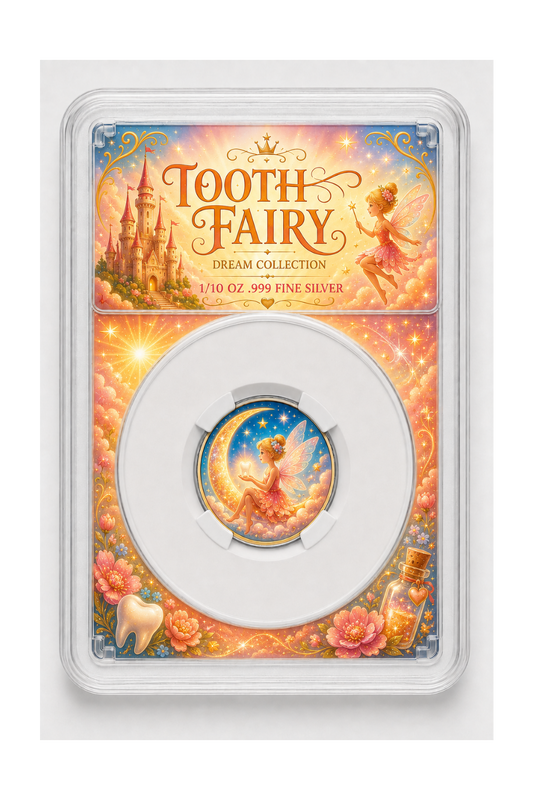 2026 Tooth Fairy Sunshine Edition 1/10th Ounce .999 Silver Coin