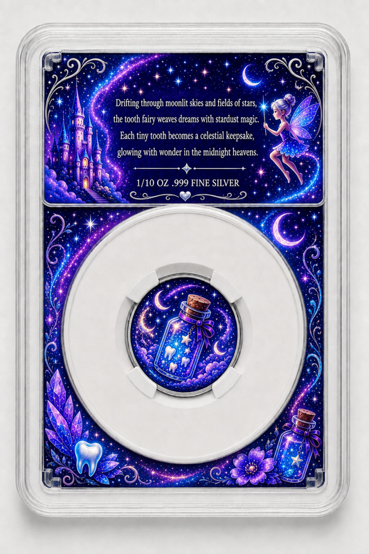 2026 Tooth Fairy Purple Edition 1/10th Ounce .999 Silver Coin