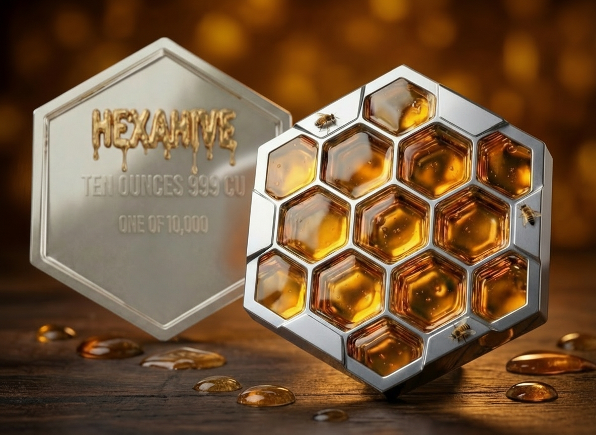 Emergency Issue! Hexahive 10 oz Copper Medal