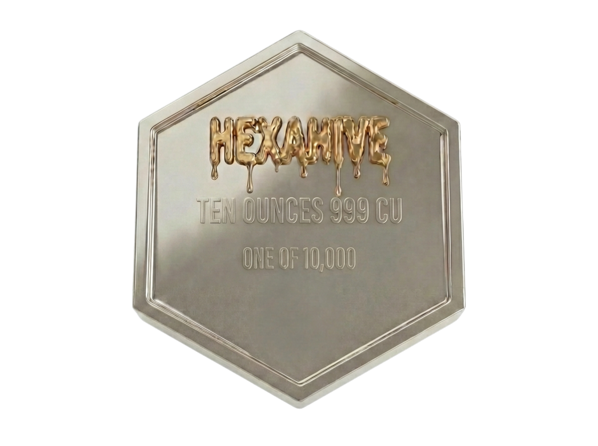 Emergency Issue! Hexahive 10 oz Copper Medal