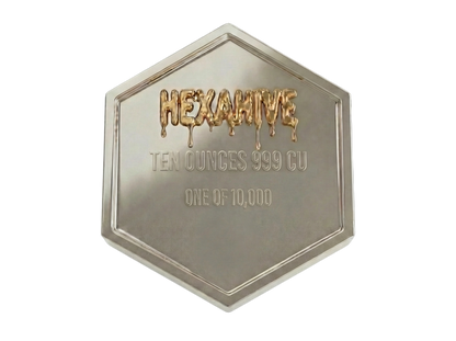Emergency Issue! Hexahive 10 oz Copper Medal
