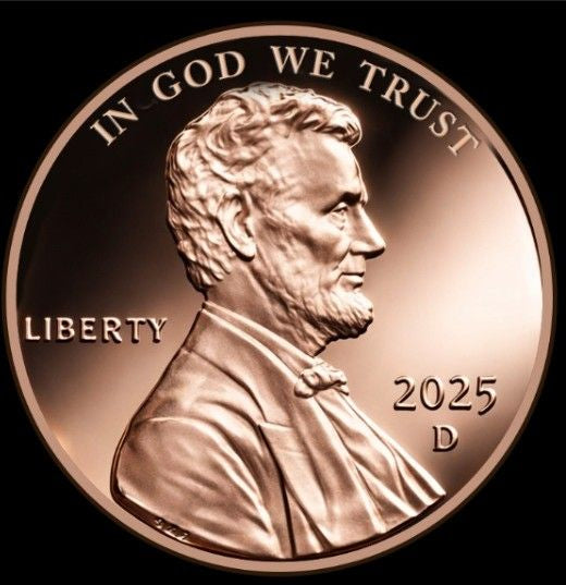 In Stock! 2025 U.S. Penny Last Year Minted 1 oz Copper Round