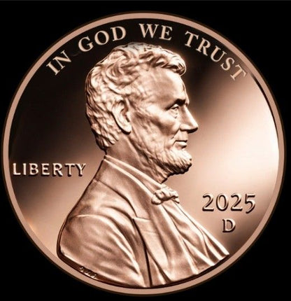 In Stock! 2025 U.S. Penny Last Year Minted 1 oz Copper Round