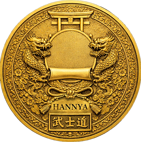 Samurai Hannya 1 oz Copper Medal (02/20)