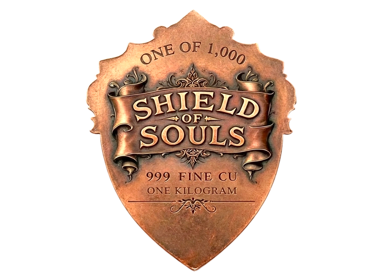 Shield of Souls 1 Kilo Copper Medal (02/18)