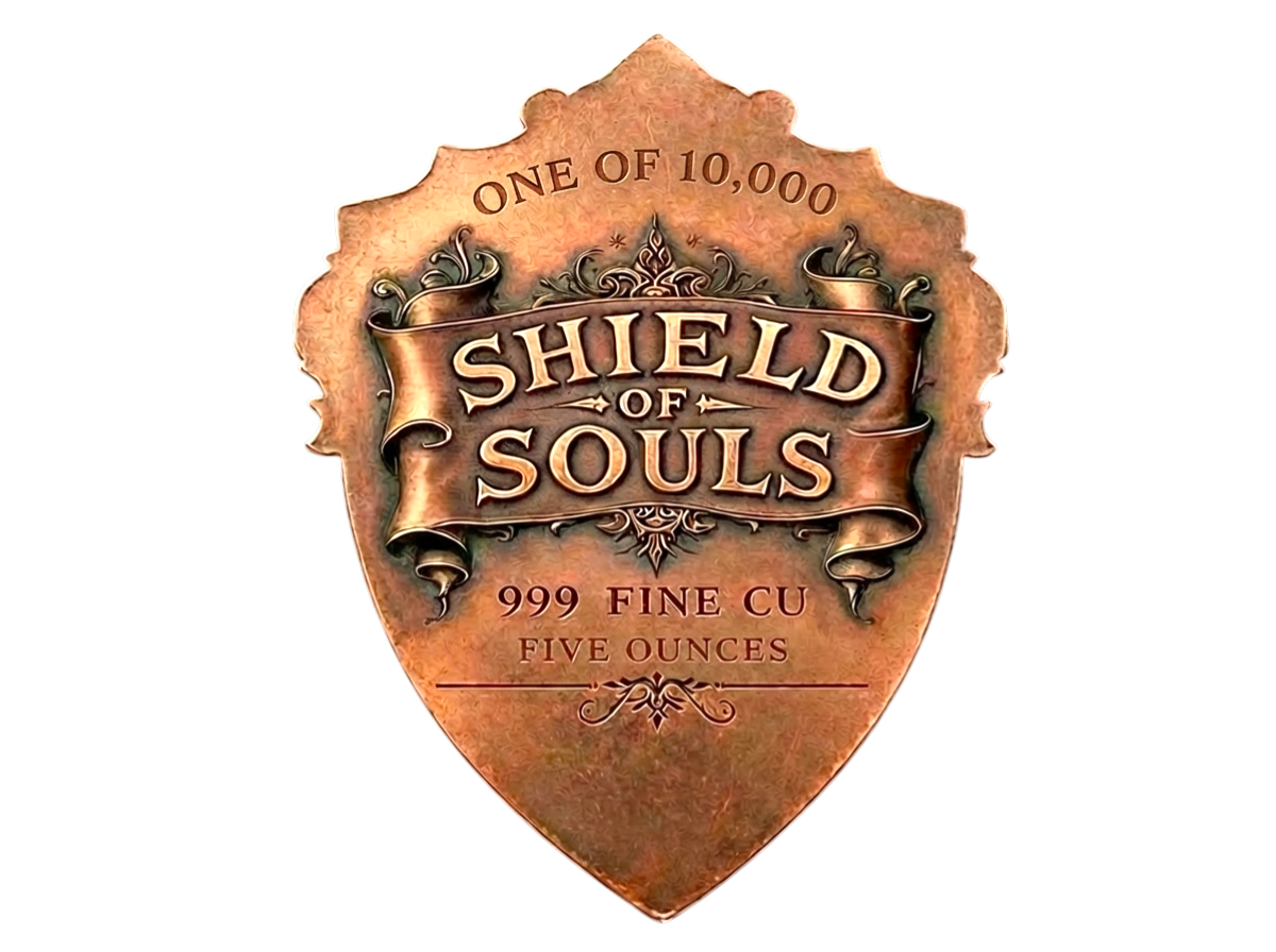 Shield of Souls 5 oz Copper Medal (02/18)