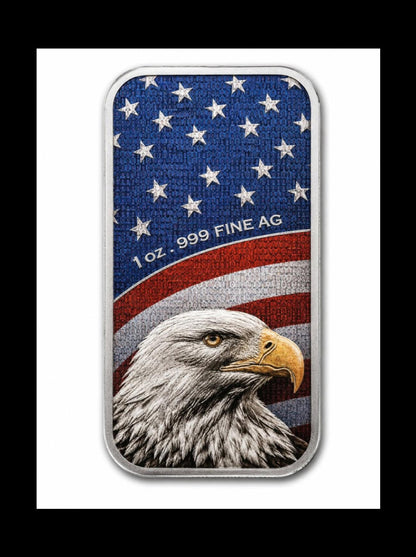 Look closely! Estimate: XVI Mint - Faces of Remembrance - 25th Anniversary 9/11 Memorial 1 oz Silver Colorized Bar in Capsule