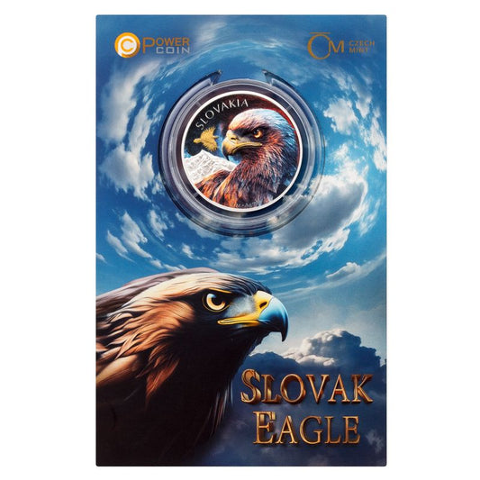 In Stock! 2025 Niue Slovak Eagle Four Elements Edition 1 oz Silver Coin in Card