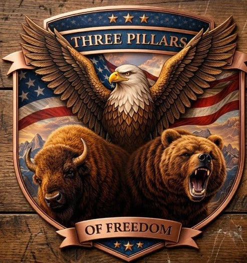 2026 Three Pillars 250 Years of American Independence 5oz AVDP .999 Copper