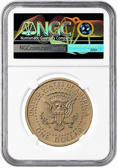 1st Ever! 1776-2026-P $1 CN Donald J. Trump Brilliant Uncirculated NGC (Real Money) - White Core