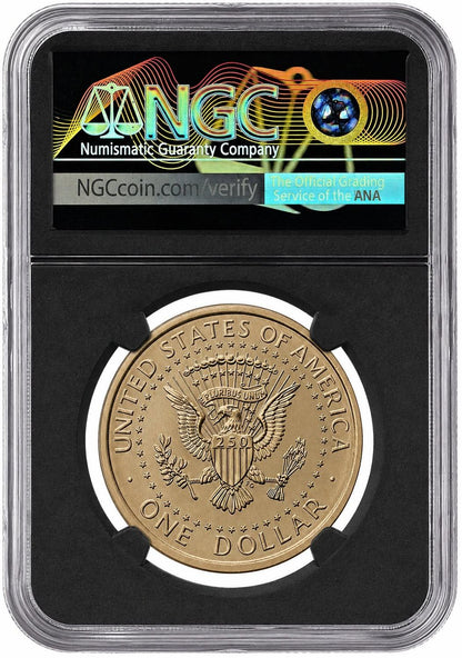 1st Ever! 1776-2026-P $1 CN Donald J. Trump Brilliant Uncirculated NGC (Real Money) - Black Core
