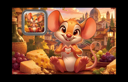 Amore Mouse 1g .999 Silver