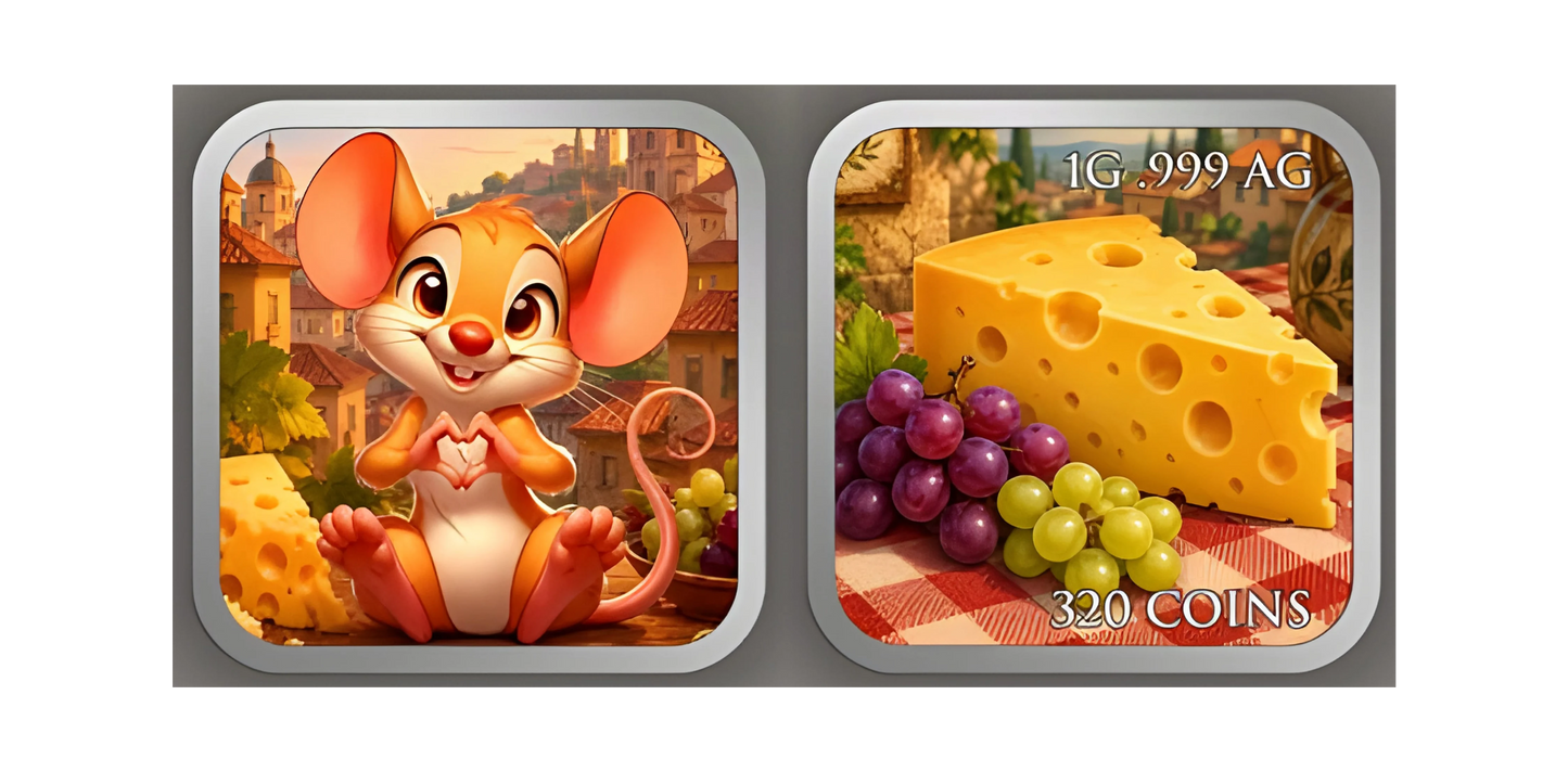 Amore Mouse 1g .999 Silver