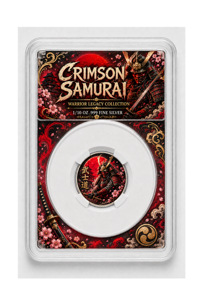 2026 Crimson Samurai 1/10th Ounce .999 Silver Coin