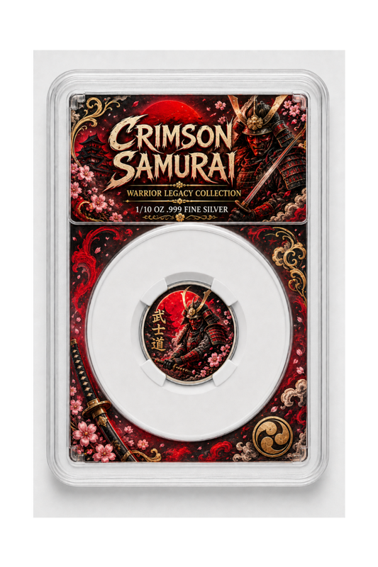2026 Crimson Samurai 1/10th Ounce .999 Silver Coin