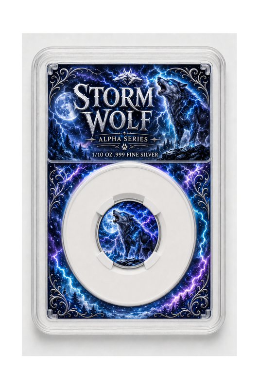 2026 Storm Wolf 1/10th Ounce .999 Silver Coin