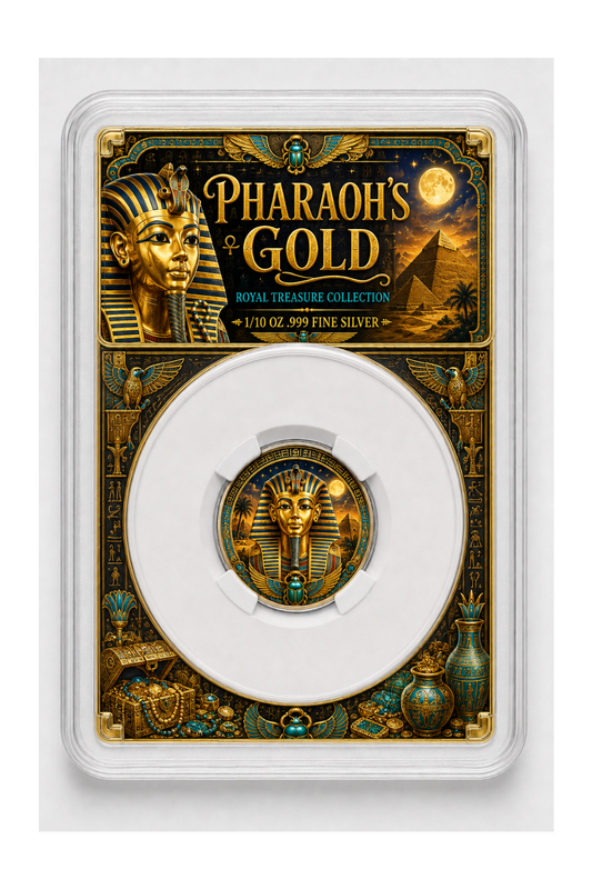 2026 Pharaoh's Gold 1/10th Ounce .999 Silver Coin