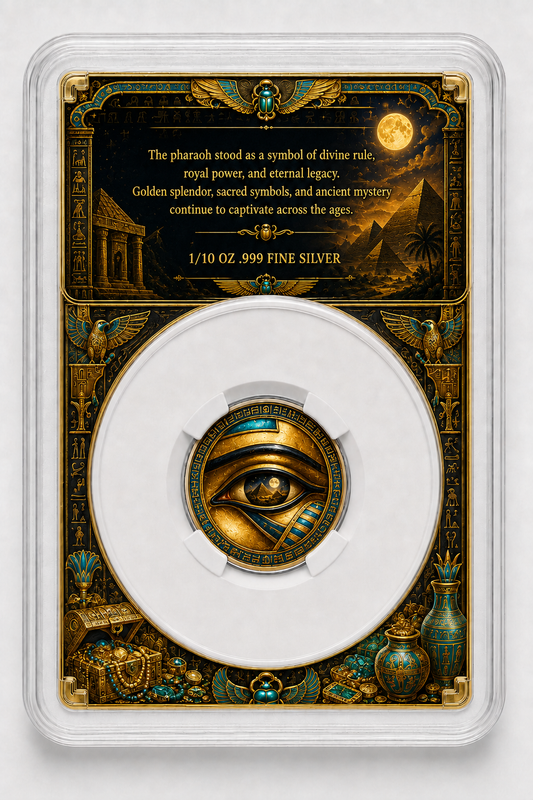 2026 Pharaoh's Gold 1/10th Ounce .999 Silver Coin